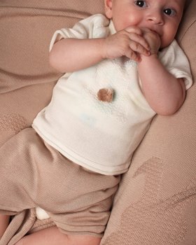 Completo Neonati Corto in Puro Eucalipto - Little Bunny