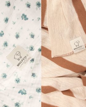 Set Copertina Lino Cotone e Mussola Cotone