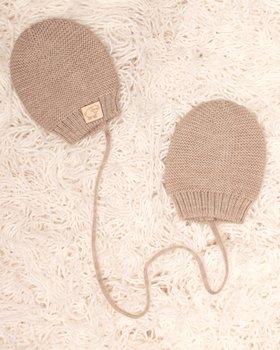 Muffole Neonato Nascita in Pura Lana Merinos Extrafine