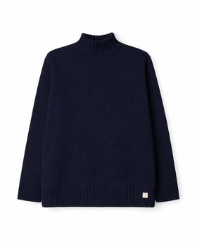 Mädchen-Pullover aus reiner Merinowolle, Virgin, ultrafein