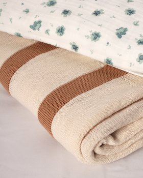 Linen-Cotton and Cotton Muslin Cover Set