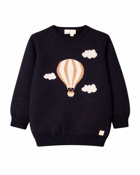 Girocollo Mongolfiera Bambini Pura Lana Merinos