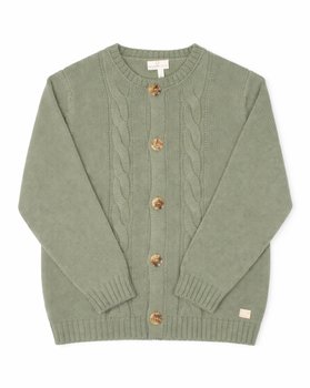 Giacchina Trecce in Pura Lana Merino Ultrafine Bambini