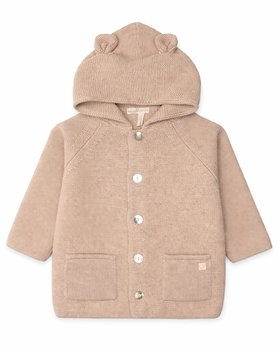 Cappottino Orecchie Bambini Lana Merino Extrafine