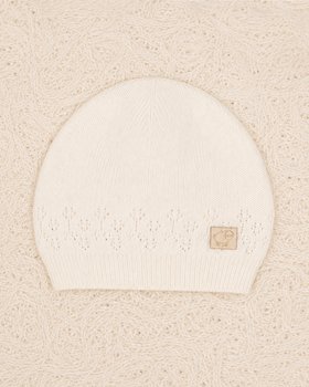 Berrettino Neonato in Puro Cashmere