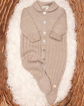 PrimaLana Baby Strampler aus extrafeiner Merinowolle