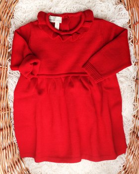 Baby-Kleid aus reiner Merinowolle