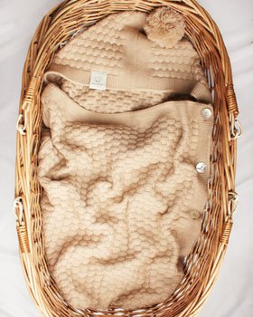 Schlafsack aus Weidenakkork Reine Merinowolle