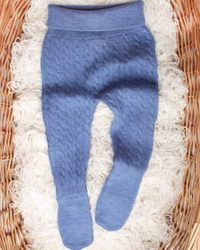 Ghettina Trecce con Piede in Pura Lana Merino