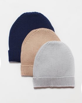Kids' Pure Wool Ribbed Cap