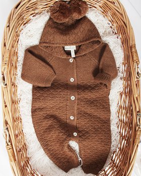 Tutona uscita Neonati in Pura Lana Merino