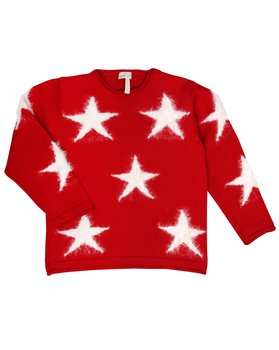 Maglioncino con  Stelle Pura Lana Merino