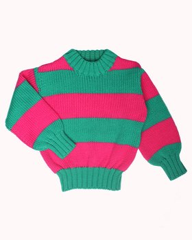 Maglia Lana Bimba Rigata in Lana Merinos