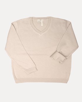 BIO-Baby-Pullover mit V-Ausschnitt aus reiner Baumwolle