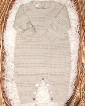 BIO Baumwoll-Einteiler mit Perforierung