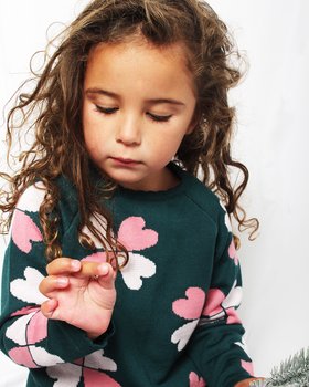 Maglia petali Pura Lana Merinos