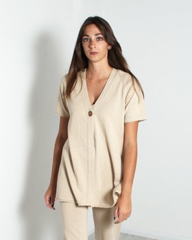 Women’s Cotton-Linen Maxicardigan