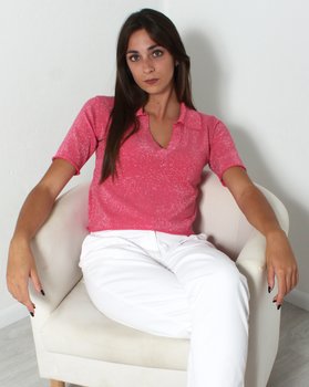 Women’s Lurex Polo