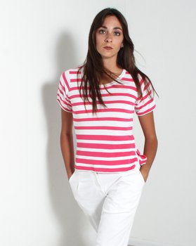 Striped T-shirt Women’s Viscose