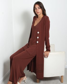 Women’s Viscose Lurex Maxicardigan