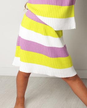 Gonna Rigata Cotone BIO