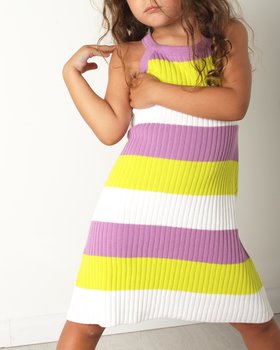 Abito Rigato Puro Cotone BIO