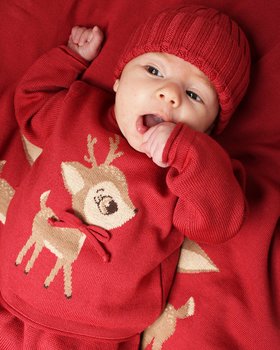 Maglioncino Cerbiatto in Pura Lana Merinos