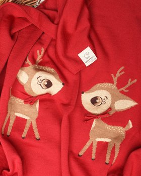 Copertina Culla Cerbiatto in Pura Lana Merinos