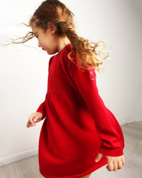 Kleid aus reiner Wolle Merino Bimba