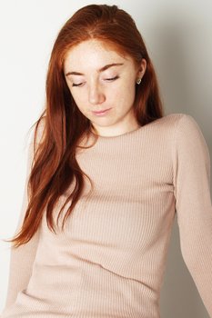Maglia Girocollo in Lana e Seta Donna