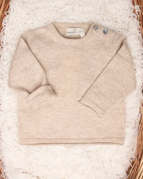 Girocollo Neonati in Pura Lana Merino Ultrafine