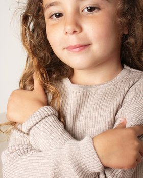 Maglia in Lana e Seta per Bambini