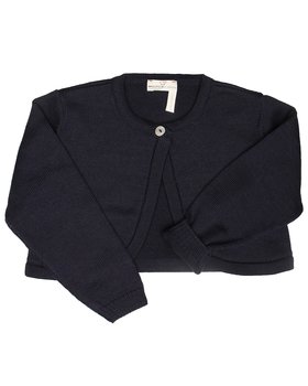 Bolerino Bimba in Pura Lana Merino un bottone