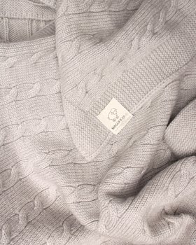 Coperta Culla Neonati in Pura Lana Cotta