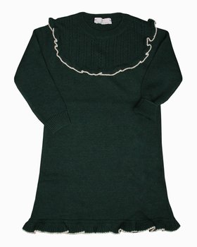 Abito Rouches in Cashmere Blend Bambina