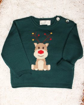 Maglia Natale in Pura Lana Merinos