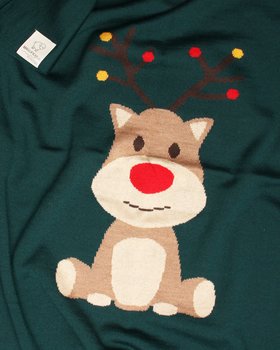 Copertina Natale in Pura Lana Merinos