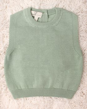 BIO-Weste mit Rundhalsausschnitt aus reiner Baumwolle