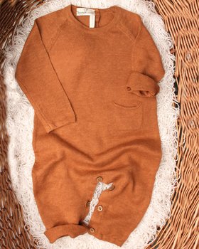 Tutina Lunga in Puro Lino & Puro Cotone Neonati