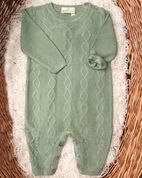 Strampler Rauten aus reinem Eukalyptus