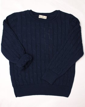 Rundhalsausschnitt Geflecht aus reiner BIO-Baumwolle für Kinder