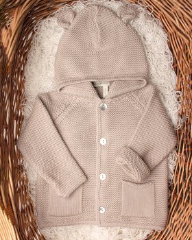 Cappottino Cappuccio Orecchie Puro Cotone BIO