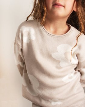 Margherita Rundhalsausschnitt aus reiner BIO-Baumwolle für Mädchen