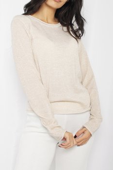 Girocollo Pura Lana Lurex Donna