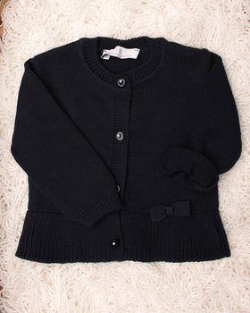 Giacchina Volant Fiocco in Puro Cotone BIO Neonata