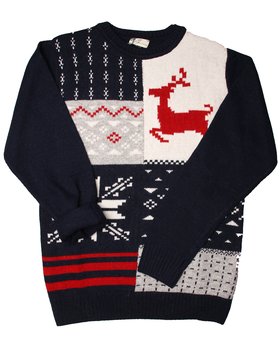 Maglia Patch Natale per Ragazzi