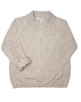 Maglia  con Zip in Puro Cotone BIO per Bambini