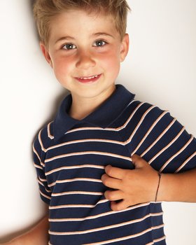 Polo Short Sleeve Aloe in Pure Organic Cotton for Boys