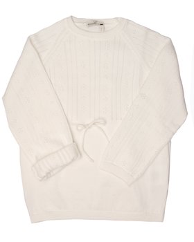 Maglia Girocollo Amaranto in Puro Cotone Bio Bimba