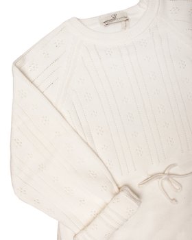 Amaranth Rundhalsausschnitt Pullover aus reiner BIO-Baumwolle Baby